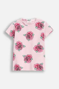 Coccodrillo tricou copii culoarea roz, EVERYDAY GIRL imagine