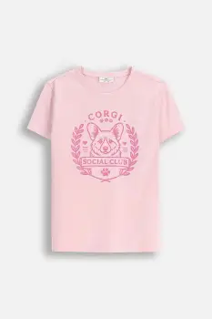 Coccodrillo tricou copii culoarea roz, EVERYDAY GIRL A imagine