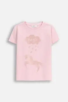 Coccodrillo tricou copii culoarea roz, EVERYDAY GIRL A imagine