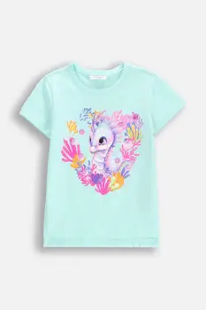 Coccodrillo tricou copii culoarea turcoaz, INSIDE OCEAN GIRL KIDS imagine