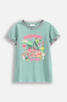 Coccodrillo tricou copii culoarea verde, DREAM DIARIES GIRL KIDS imagine