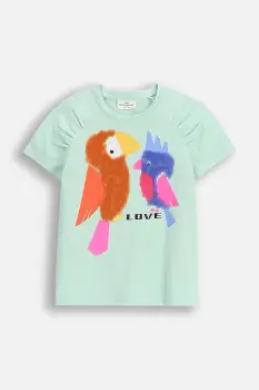 Coccodrillo tricou copii culoarea verde, TROPICAL STORY GIRL KIDS imagine