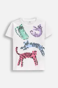 Coccodrillo tricou culoarea alb, EVERYDAY GIRL imagine