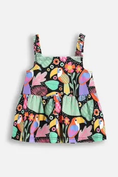 Coccodrillo tricou culoarea negru, TROPICAL STORY GIRL KIDS imagine