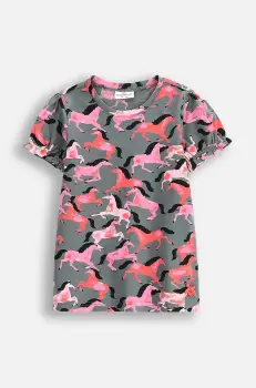 Coccodrillo tricou culoarea verde, NOSTALGIC MEADOW GIRL KIDS imagine