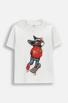 Coccodrillo tricou de bumbac pentru copii imagine