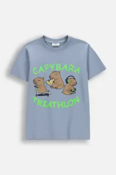 Coccodrillo tricou de bumbac pentru copii imagine