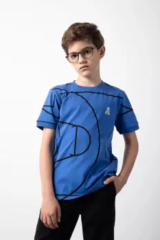 Coccodrillo tricou de bumbac pentru copii cu imprimeu, ACADEMY BOY JUNIOR imagine