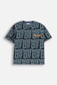 Coccodrillo tricou de bumbac pentru copii cu imprimeu, YETI BOY JUNIOR imagine