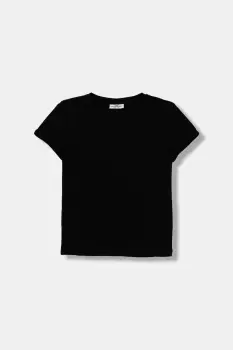 Coccodrillo tricou de bumbac pentru copii culoarea alb, BASIC GIRL imagine