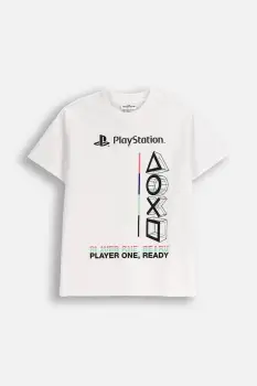 Coccodrillo tricou de bumbac pentru copii culoarea alb, cu imprimeu, LICENCE BOY imagine