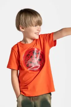 Coccodrillo tricou de bumbac pentru copii culoarea rosu, cu imprimeu, GRUNGE SWAMP BOY KIDS imagine