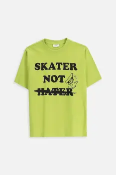 Coccodrillo tricou de bumbac pentru copii culoarea verde, cu imprimeu, EVERYDAY BOY A imagine