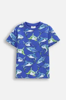 Coccodrillo tricou din bumbac cu imprimeu, IN THE SUN BOY KIDS imagine