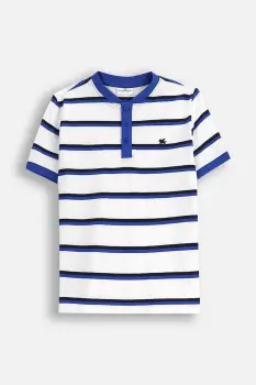 Coccodrillo tricouri polo din bumbac pentru copii culoarea alb, cu imprimeu, BACK TO SCHOOL BOY imagine