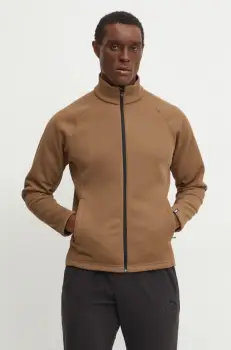 Colmar bluza barbati, culoarea maro, neted, 8352.4RW imagine