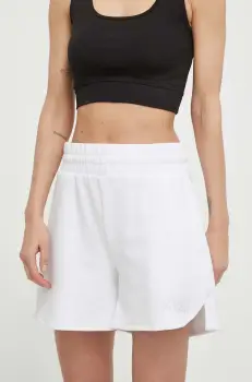 Colmar pantaloni scurti femei, culoarea alb, neted, high waist imagine