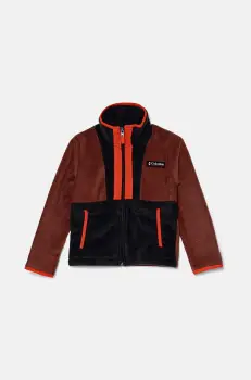 Columbia bluza copii Back Bowl culoarea maro, modelator, 2087801 imagine