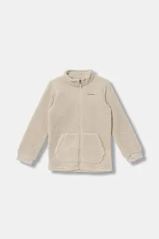 Columbia bluza copii culoarea bej, uni, 1908631 imagine