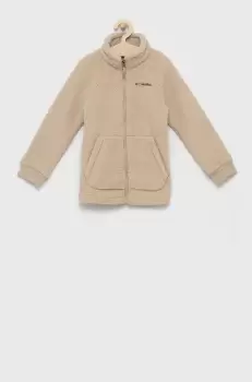 Columbia Bluza copii culoarea galben, material neted imagine