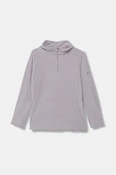 Columbia bluza copii culoarea roz, neted imagine