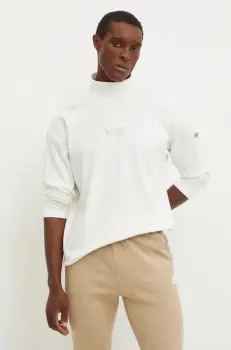 Columbia bluza Wallowa barbati, culoarea alb, cu imprimeu, 2090861 imagine