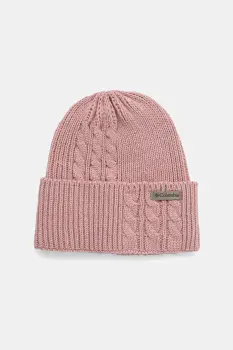 Columbia caciula Agate Pass culoarea negru, din tricot gros, 2053181 imagine