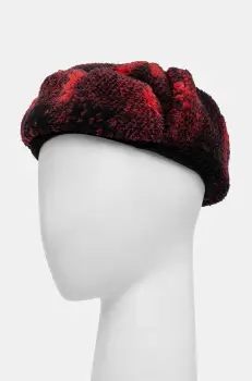 Columbia caciula copii Rugged Ridge Sherpa culoarea rosu, din tricot gros, 2093451 imagine