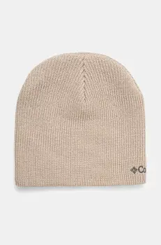 Columbia caciula culoarea bej, din tricot gros imagine