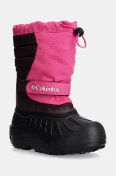 Columbia cizme de iarna copii POWDERBUG SNOWLITE culoarea roz, 2078921 imagine