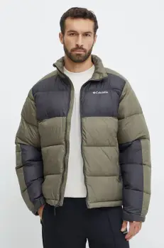 Columbia geaca barbati, culoarea verde, de iarna imagine