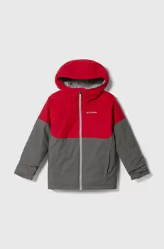 Columbia geaca copii culoarea rosu imagine