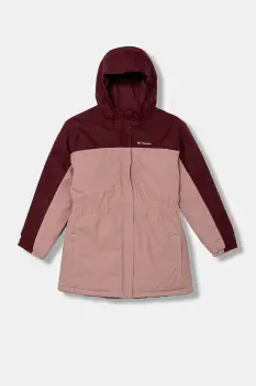 Columbia geaca copii Hikebound culoarea bordo, 2089971 imagine