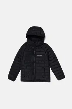 Columbia geaca copii Powder Lite culoarea negru, 2090043 imagine