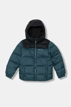 Columbia geaca copii Puffect culoarea negru, 2096272 imagine