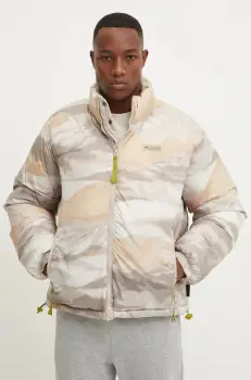 Columbia geaca cu doua fete Wallowa Reversible barbati, culoarea bej, de iarna, 2090721 imagine