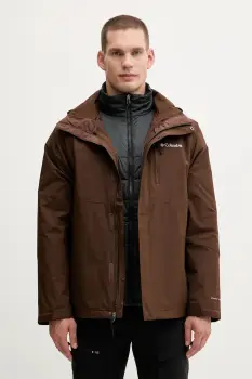Columbia geaca de exterior Element Blocker culoarea maro, 2090122 imagine