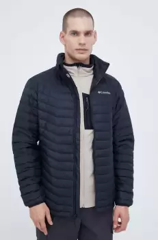 Columbia geaca de puf barbati, culoarea negru, de iarna imagine