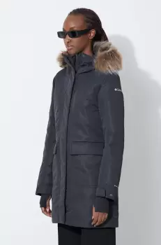 Columbia geaca femei, culoarea negru, de iarna imagine