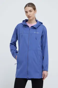 Columbia geaca Flora Park femei, culoarea verde, de tranzitie, 2034781 imagine