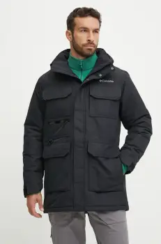 Columbia geaca Landroamer barbati, culoarea negru, de iarna, 2088041 imagine