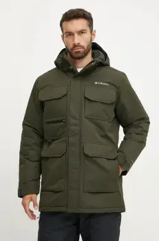 Columbia geaca Landroamer barbati, culoarea verde, de iarna, 2088041 imagine