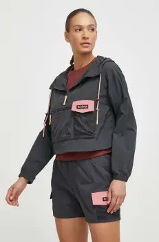 Columbia geaca Painted Peak femei, culoarea gri, de tranzitie, oversize, 2072211 imagine