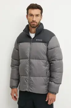 Columbia geaca Puffect barbati, culoarea gri, de iarna, 2086861 imagine