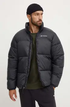 Columbia geaca Puffect barbati, culoarea negru, de iarna, 2086861 imagine