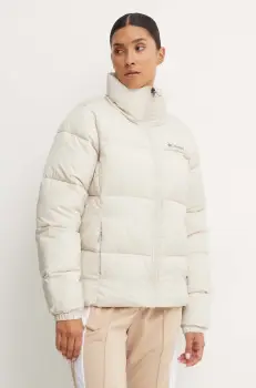 Columbia geaca Puffect femei, culoarea bej, de iarna, 2090291 imagine