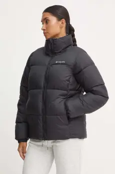 Columbia geaca Puffect femei, culoarea negru, de iarna, 2090291 imagine