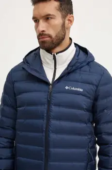 Columbia geaca sport din puf Lake 22 culoarea albastru marin, 2086294 imagine