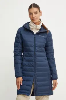 Columbia geaca sport din puf Lake 22 culoarea albastru marin, 2088322 imagine