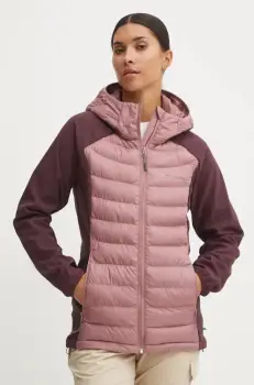 Columbia geaca sport Powder Lite Hybrid culoarea roz, 2089411 imagine